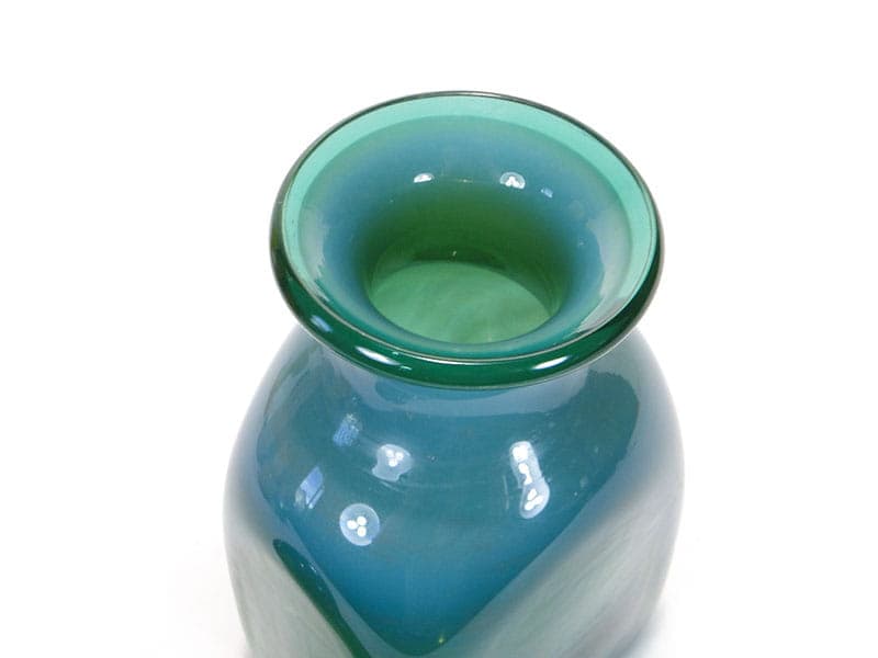 Karafka, szkło barwione multicolor, proj. B. Świstacka, Polska, lata 70. - 223139