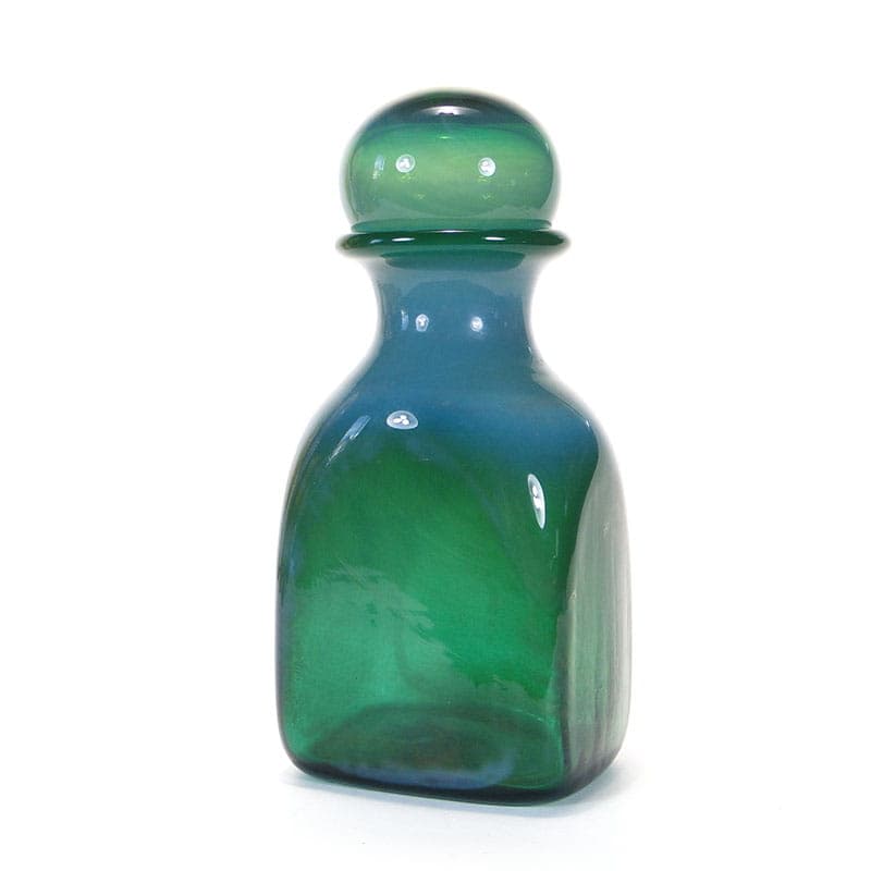 Karafka, szkło barwione multicolor, proj. B. Świstacka, Polska, lata 70. - 223143