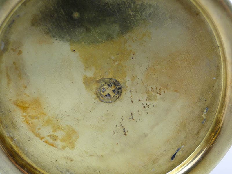 Art Nouveau Grappa Set, golden brass, Austria, early 20th c. - 223147