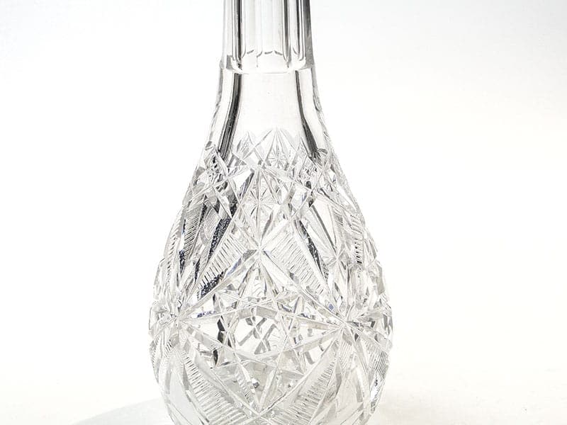 Wine decanter, transparent crystal, Poland, 1970s - 223166