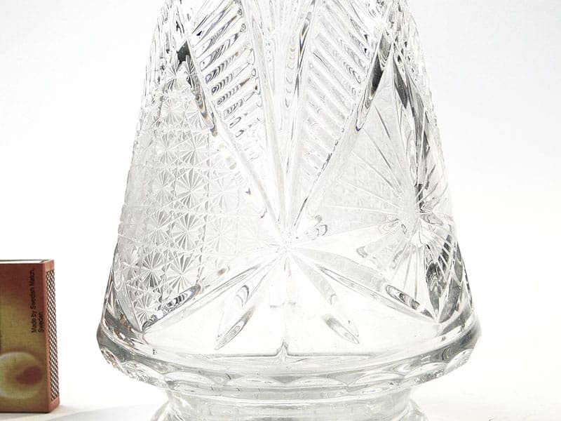 Wine decanter, transparent crystal, Poland, 1970s - 223170