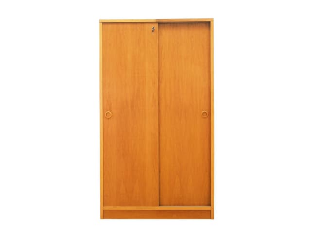 Szafa, jesion jasnobrązowy, Tage Mogensen, Dania, lata 60. - WYMIARY