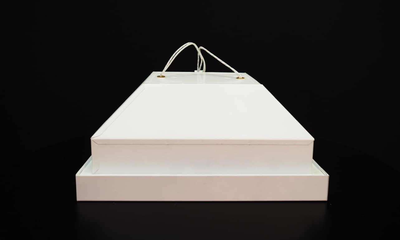 Ceiling lamp, white metal, Louis Poulsen, Denmark, 1970s. - 223199