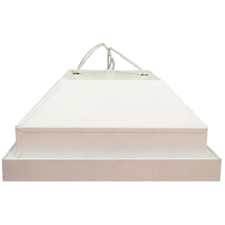 Ceiling lamp, white metal, Louis Poulsen, Denmark, 1970s.