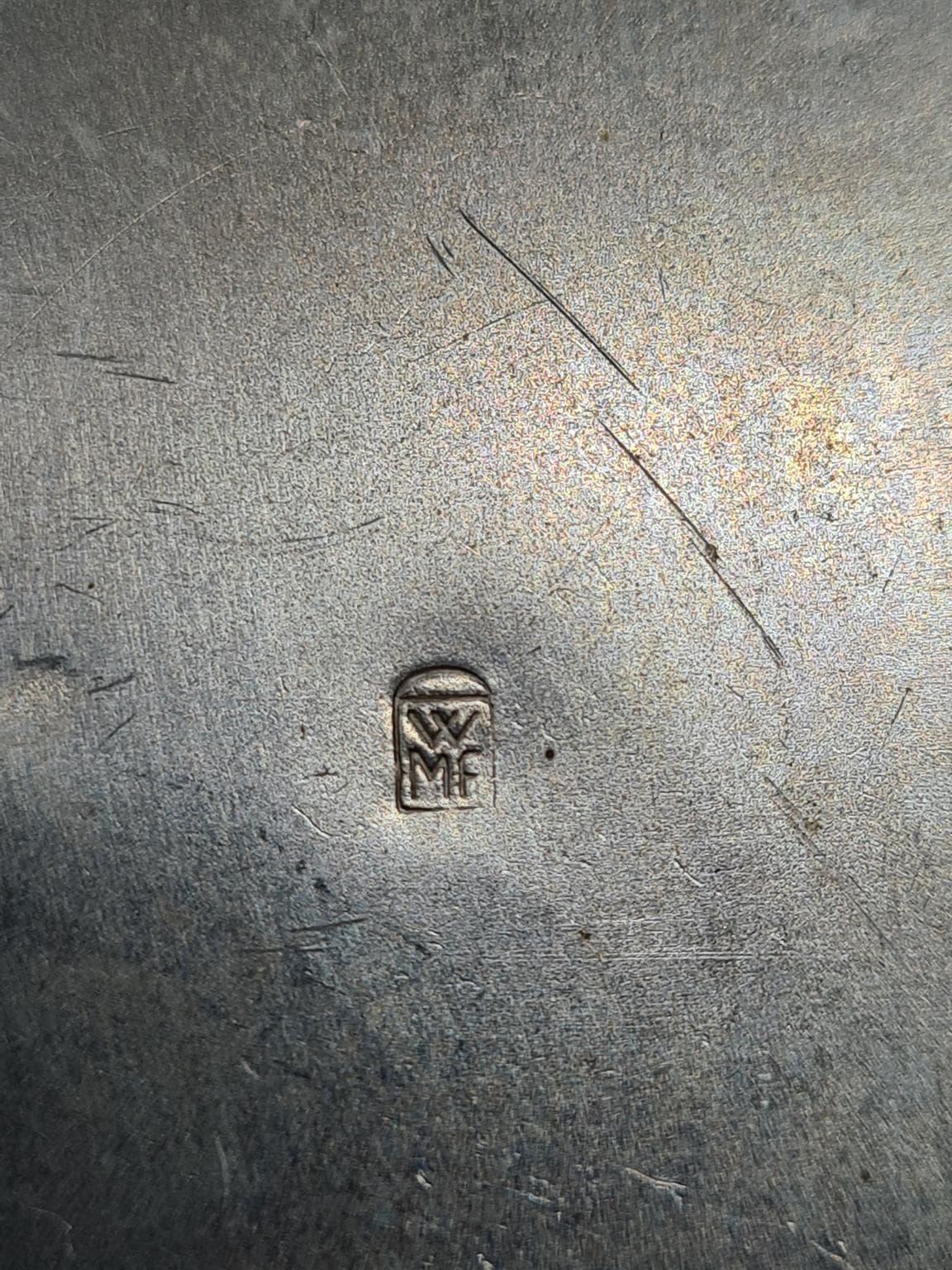 Para świeczników, Mid-Century Modern, srebrny, metal chromowany, WMF, Niemcy, lata 60. - 223236