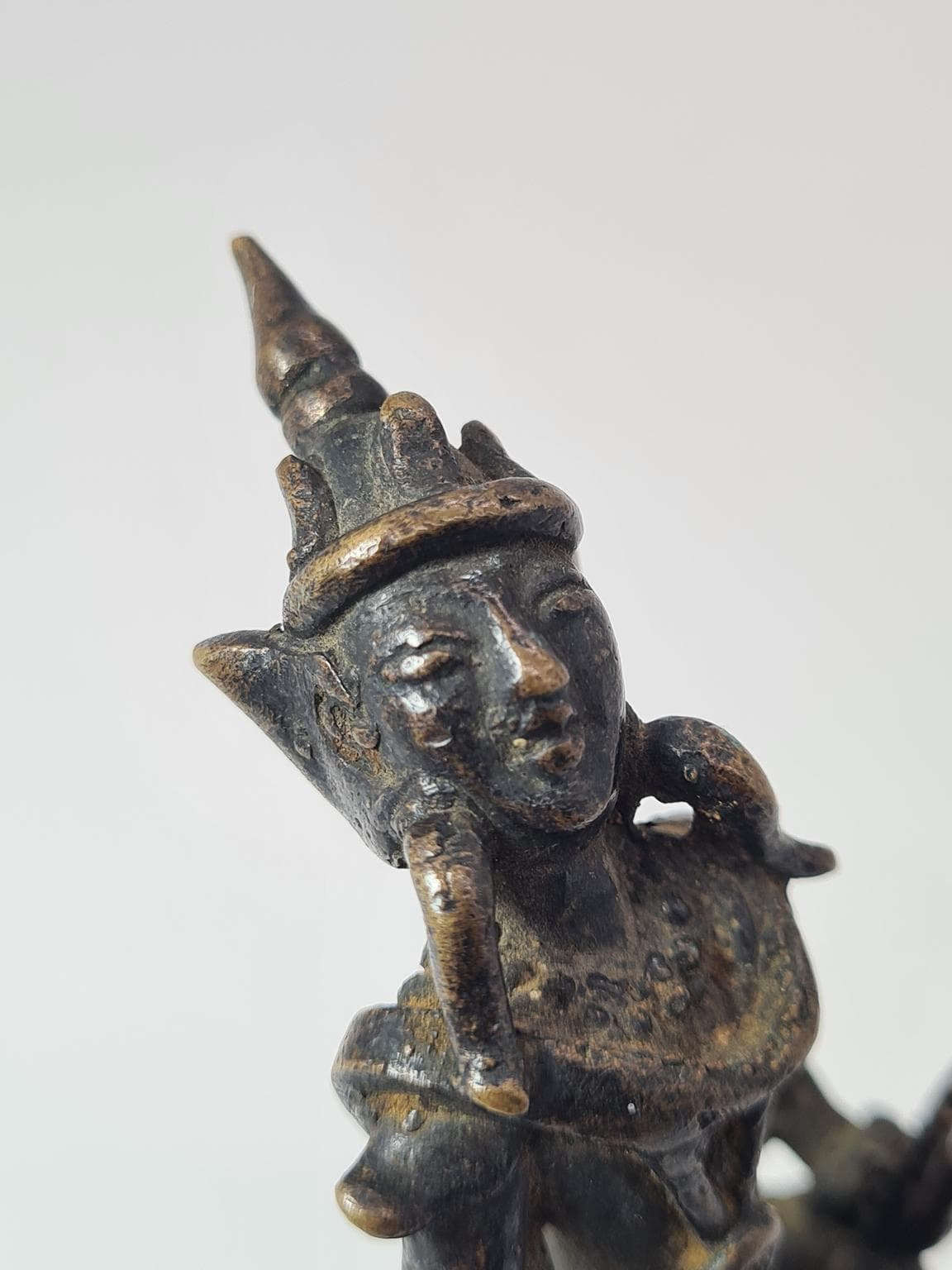 Figurka orientalna, brąz ciemny, brąz, ok. 1900 - 223320