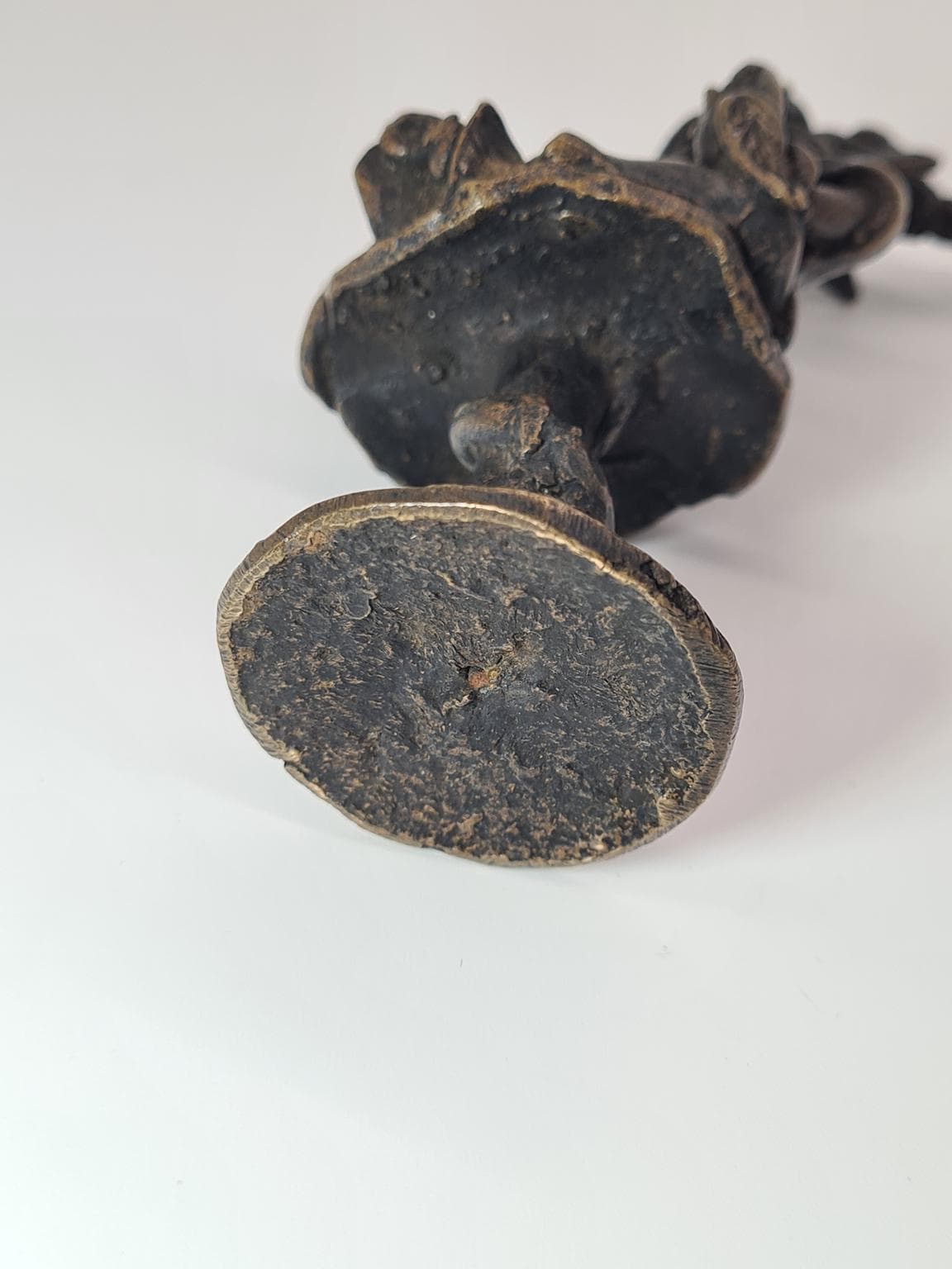 Figurka orientalna, brąz ciemny, brąz, ok. 1900 - 223319