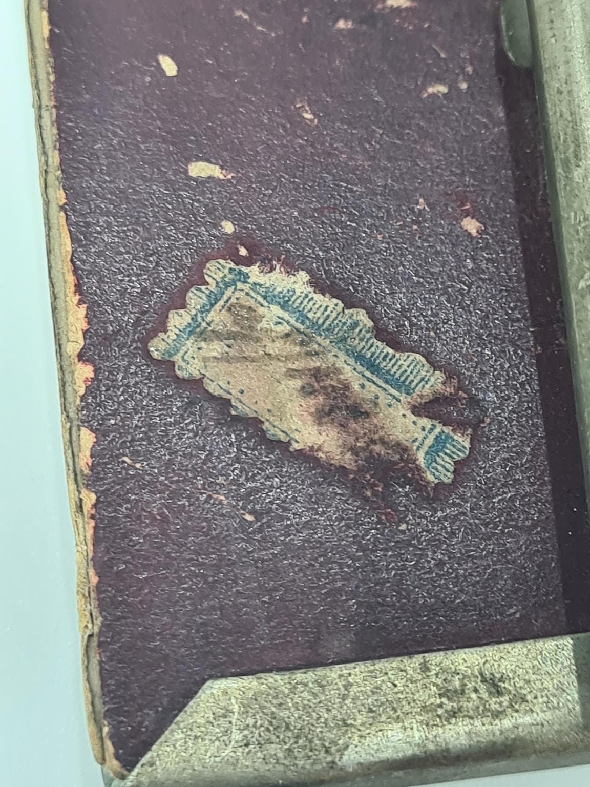 Para ramek na zdjęcia Belle Époque, szkło transparentne, metal, Francja, lata 1900. - 223344