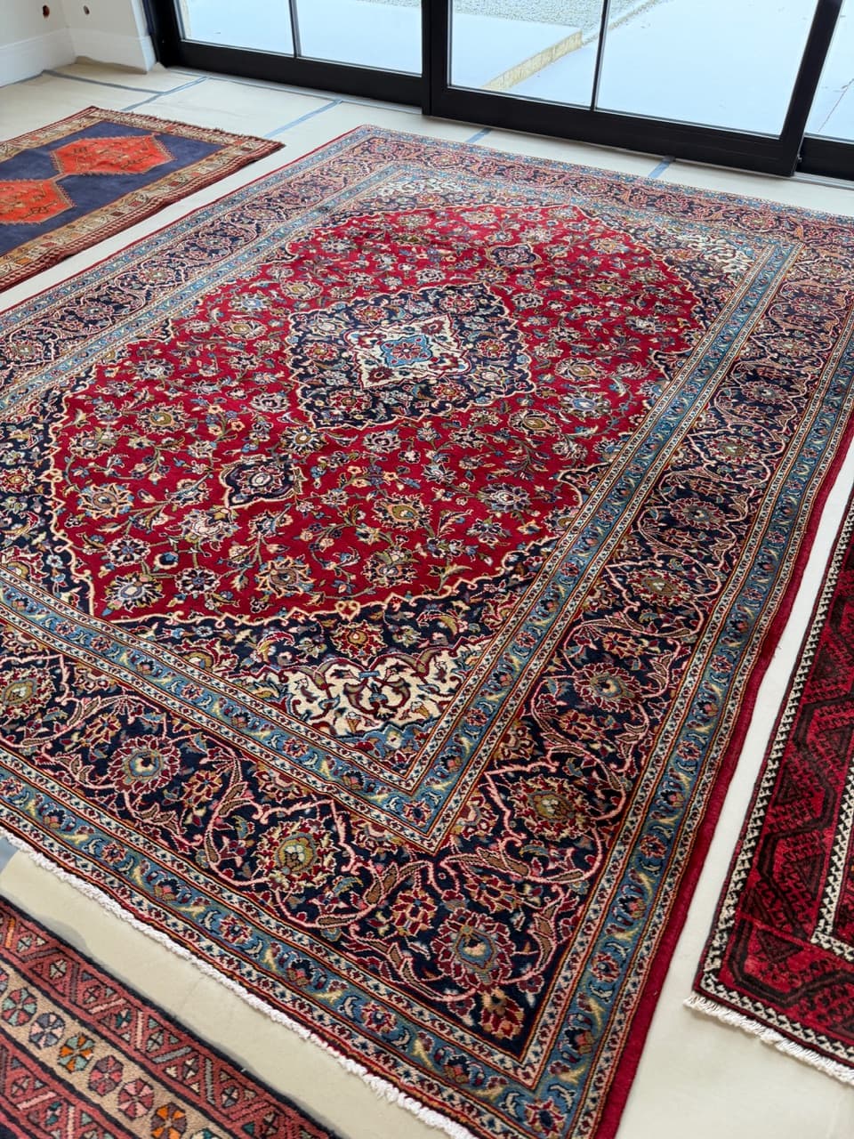 Dywan Keshan 390x290 cm, multikolor, wełna, Iran - 223560