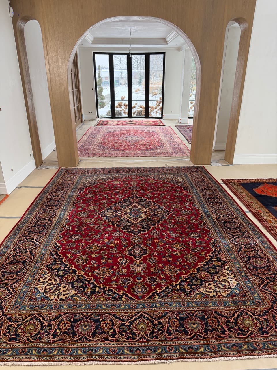 Dywan Keshan 390x290 cm, multikolor, wełna, Iran - 223565