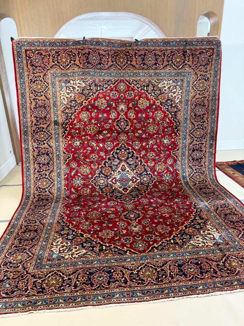 Dywan Keshan 390x290 cm, multikolor, wełna, Iran - 223562