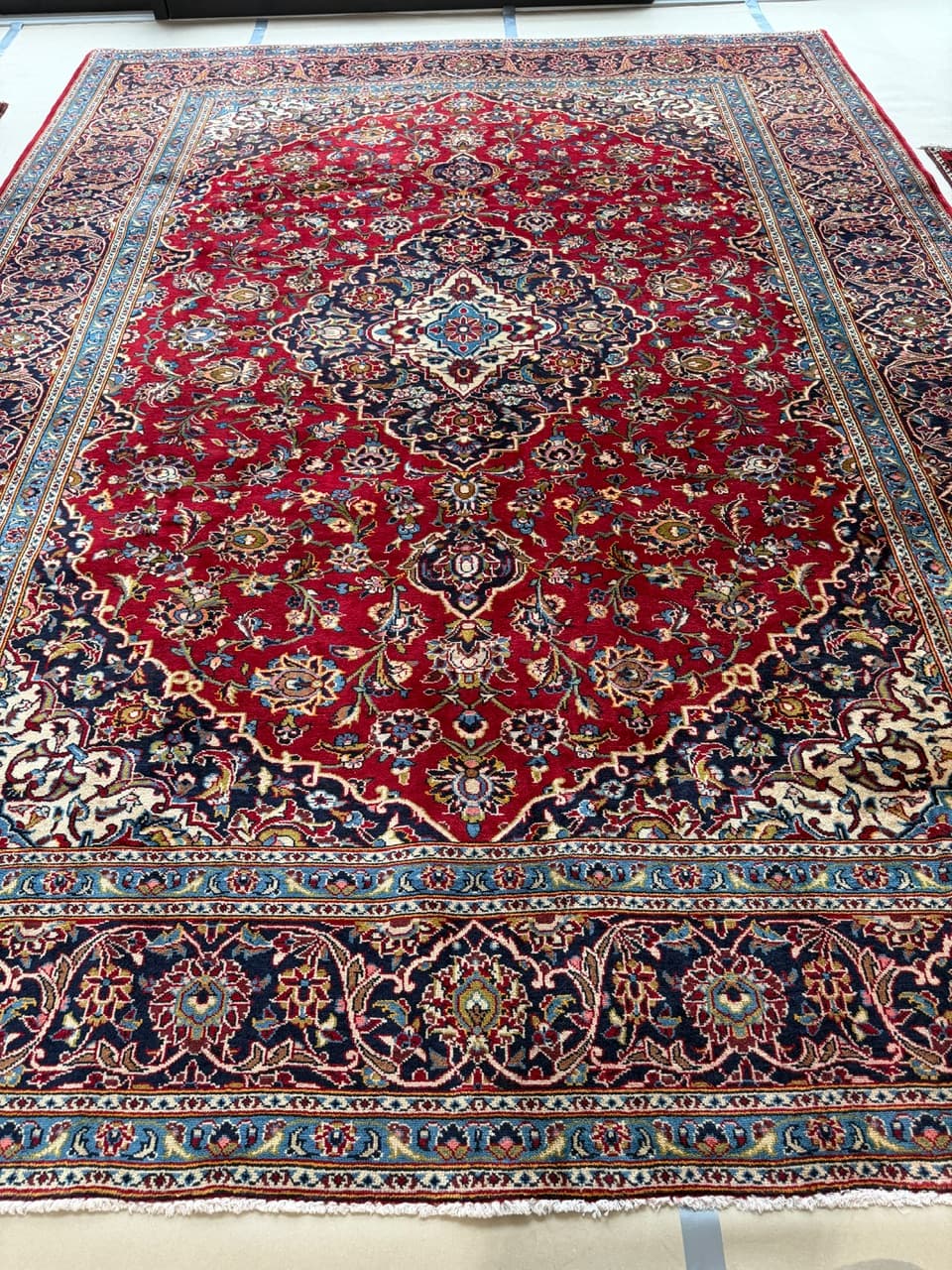 Dywan Keshan 390x290 cm, multikolor, wełna, Iran - 223566