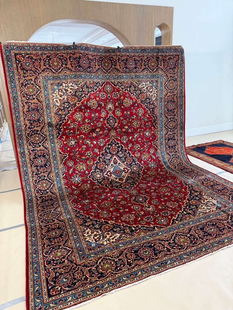 Dywan Keshan 390x290 cm, multikolor, wełna, Iran - 223564