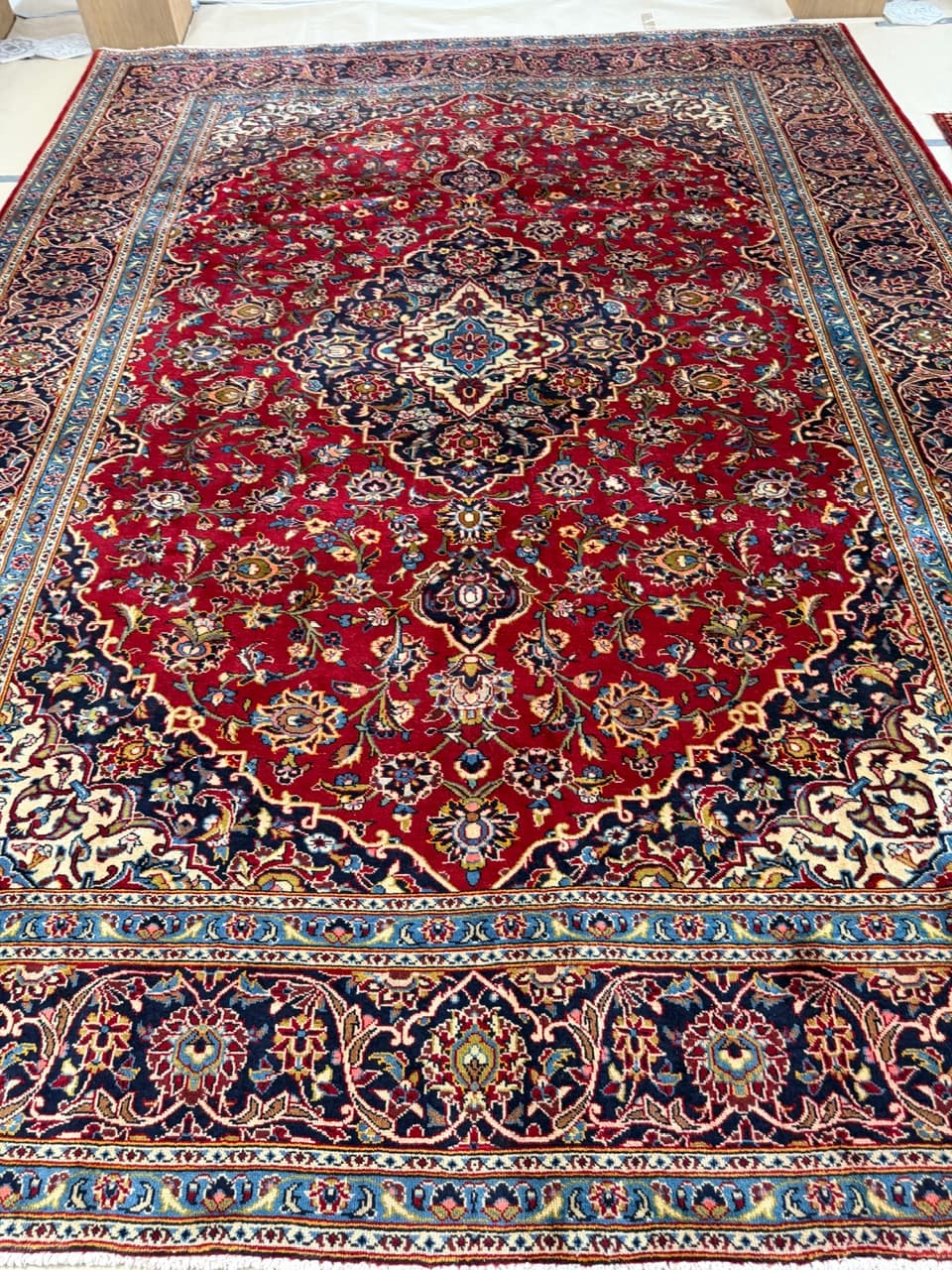 Dywan Keshan 390x290 cm, multikolor, wełna, Iran - 223572