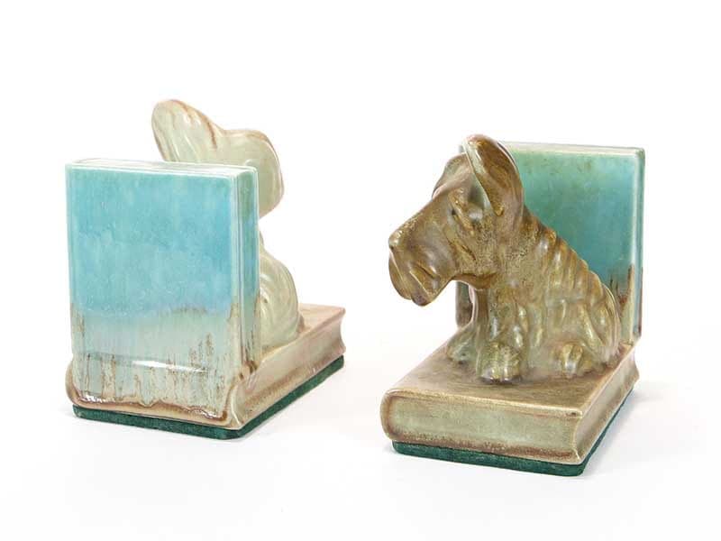 Podpórki do książek, multikolor, ceramika, proj. D. Urbach, Czechy, lata 30. - 223574