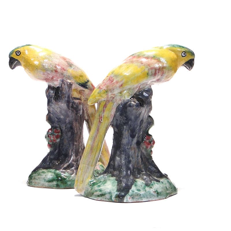 Para podpórek do książek, multikolor, ceramika, proj. M. Flögl, lata 20. - 223590