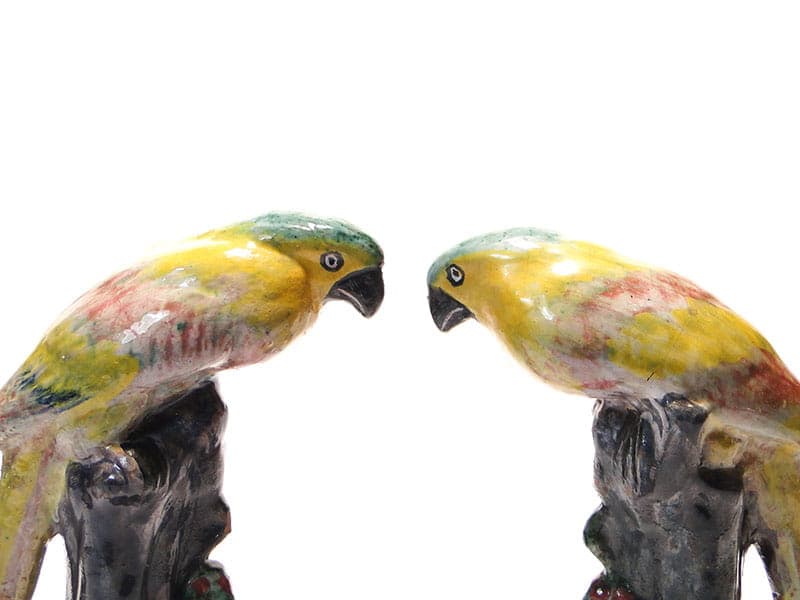 Para podpórek do książek, multikolor, ceramika, proj. M. Flögl, lata 20. - 223584