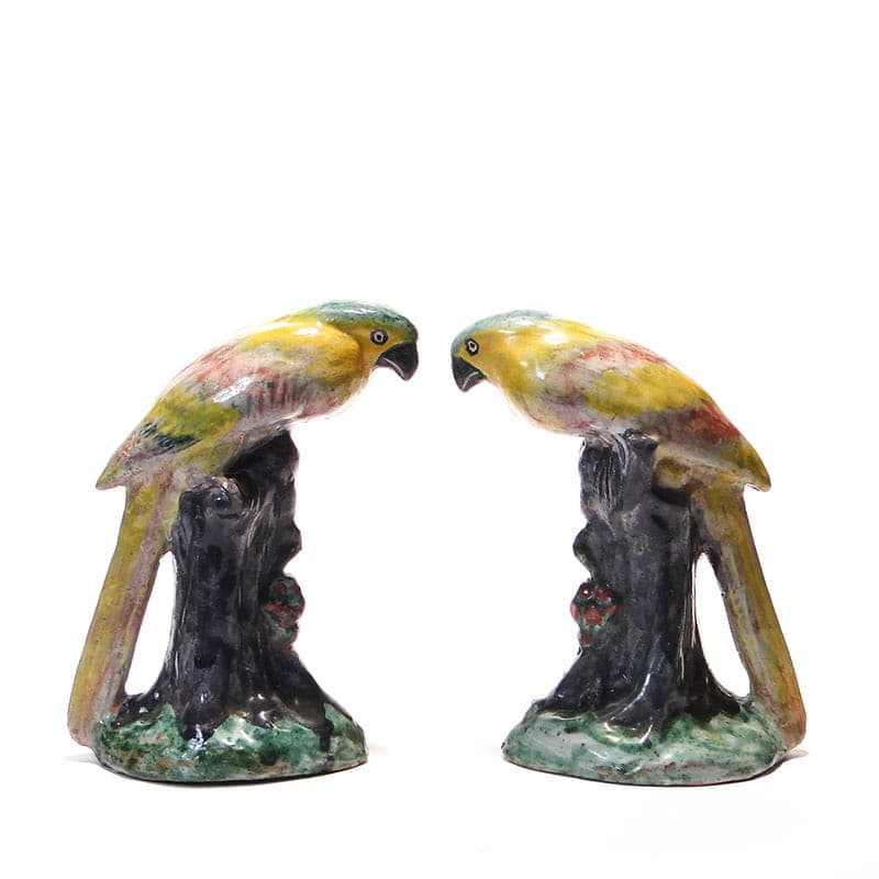 Para podpórek do książek, multikolor, ceramika, proj. M. Flögl, lata 20. - 223591