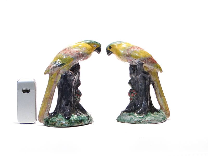 Para podpórek do książek, multikolor, ceramika, proj. M. Flögl, lata 20. - 223589