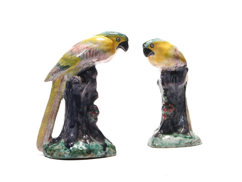 Para podpórek do książek, multikolor, ceramika, proj. M. Flögl, lata 20. - 223586