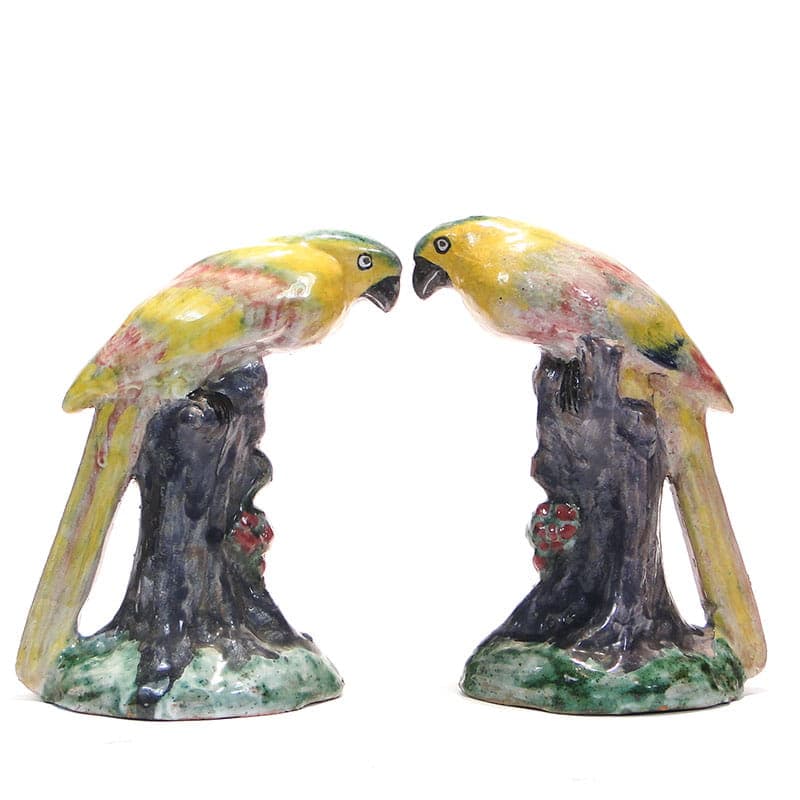 Para podpórek do książek, multikolor, ceramika, proj. M. Flögl, lata 20. - 223583