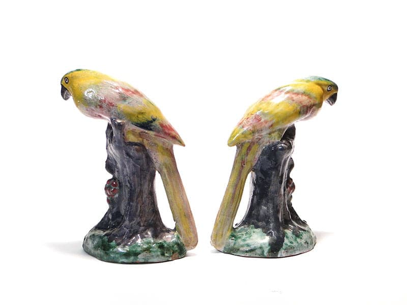 Para podpórek do książek, multikolor, ceramika, proj. M. Flögl, lata 20. - 223585