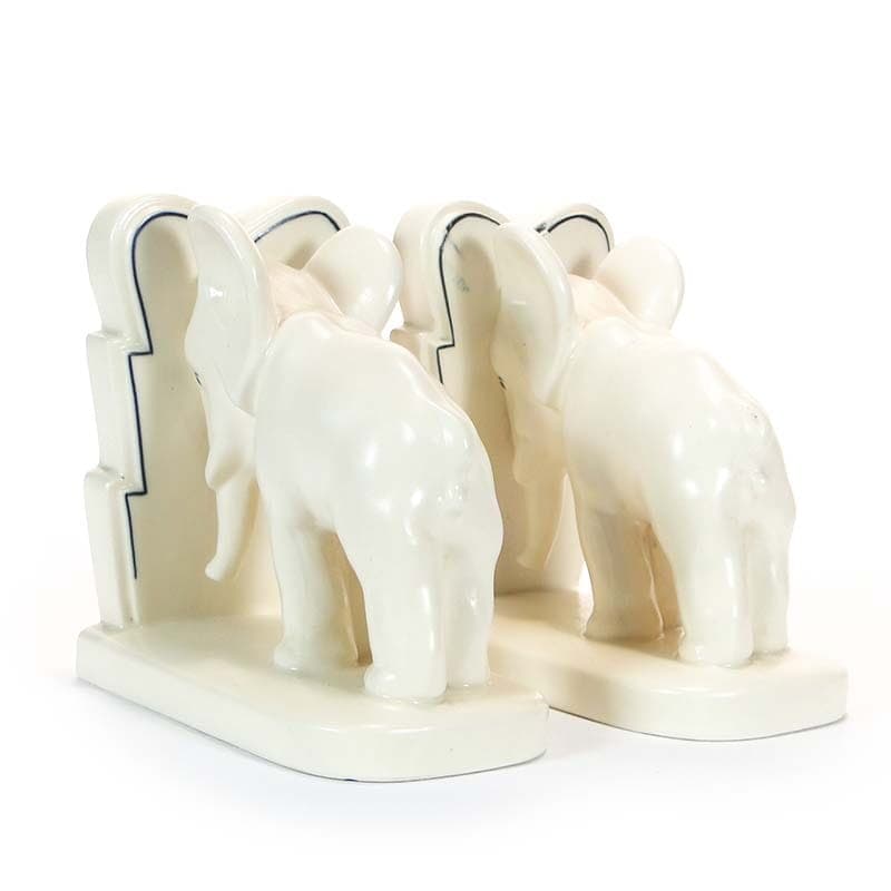 Podpórki do książek ze słoniami, Goebel, Niemcy lata 30 - 223616