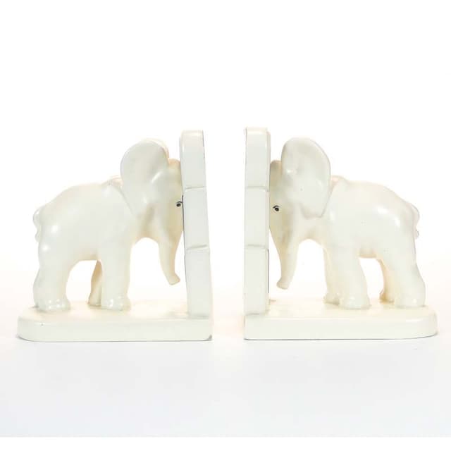 Podpórki do książek ze słoniami, Goebel, Niemcy lata 30 - WYMIARY