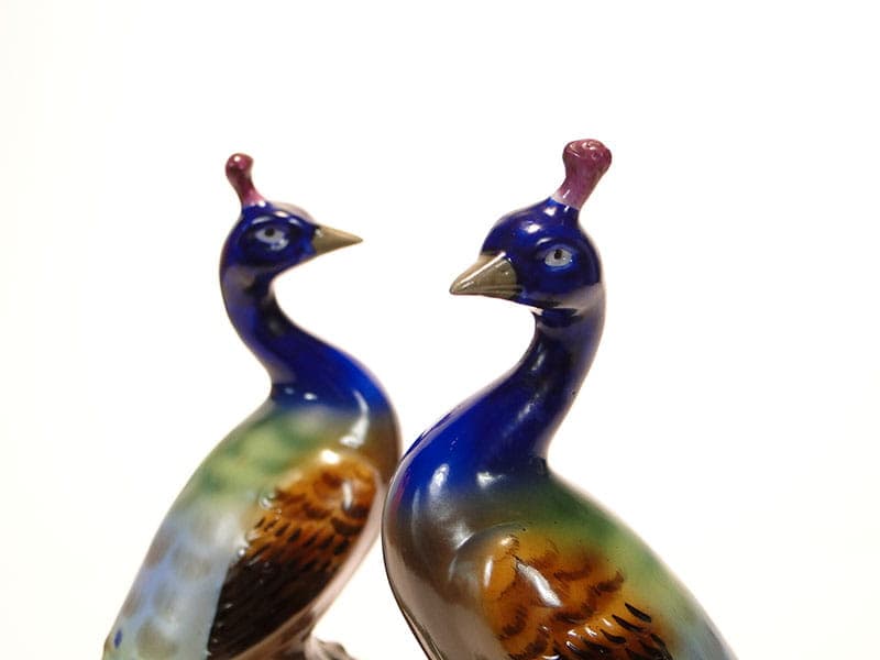 Para podpórek do książek Art Deco, multikolor, porcelana, Fasold & Stauch, Niemcy, lata 30. - 223624