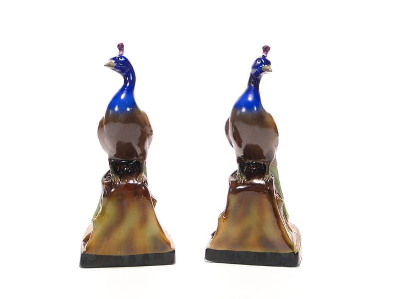 Para podpórek do książek Art Deco, multikolor, porcelana, Fasold & Stauch, Niemcy, lata 30. - 223625