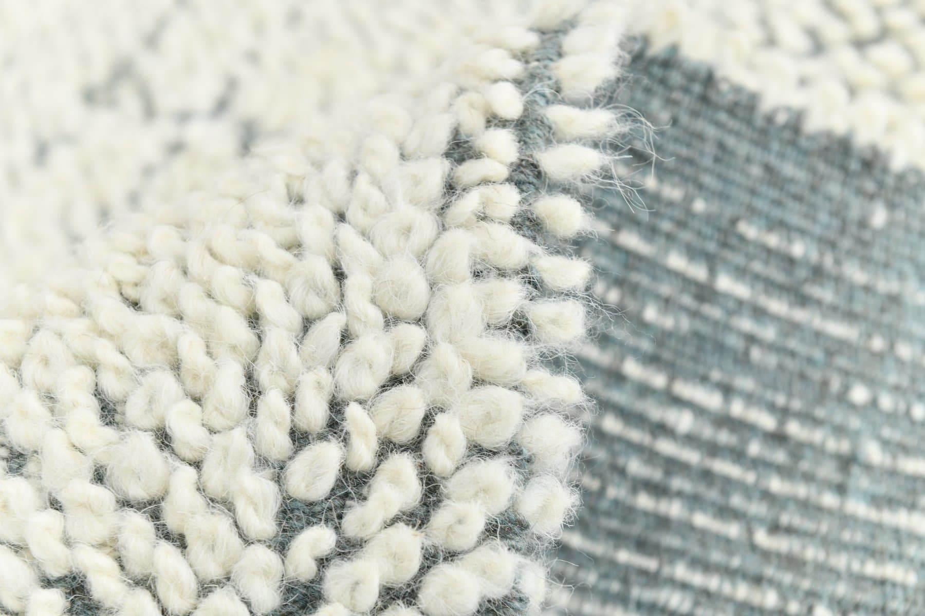 Kilim 199x136 cm, biały, wełna, Turcja, lata 70. - 223698