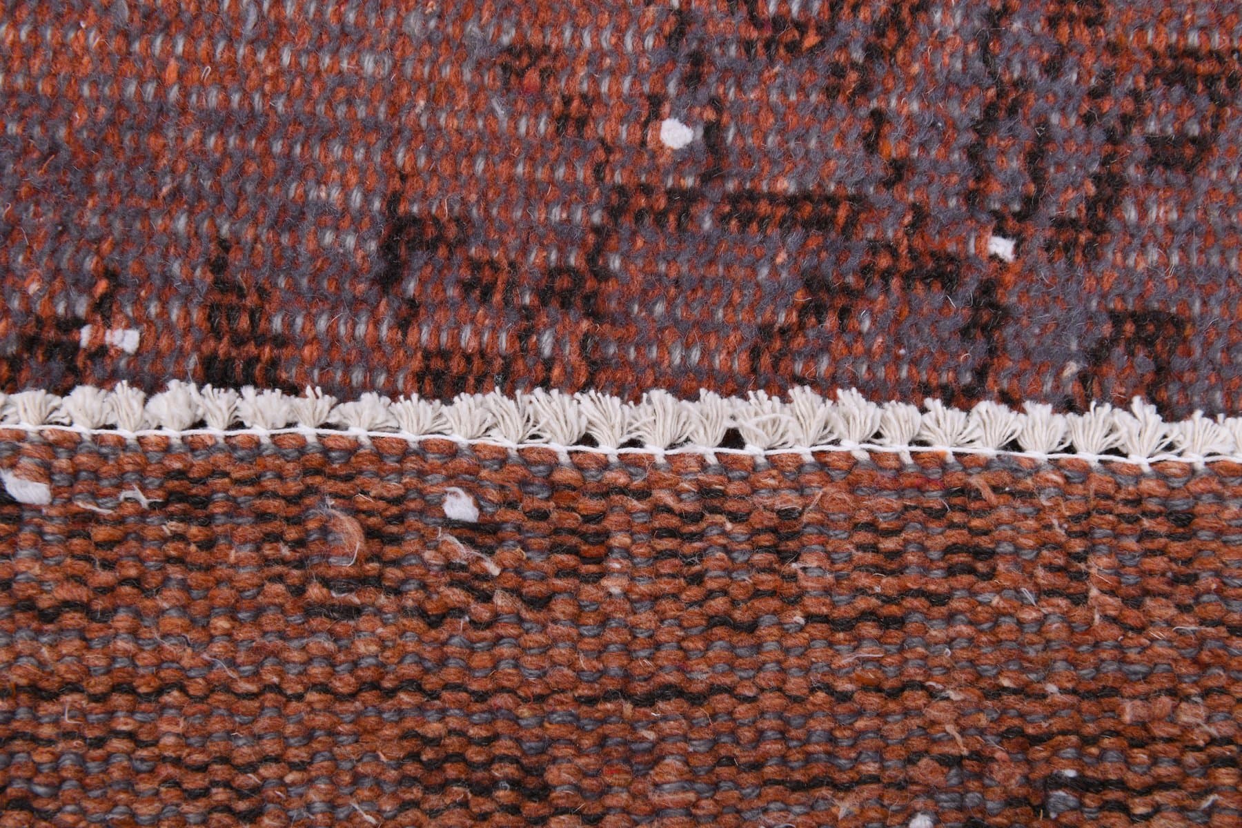 Dywan 166x268 cm, szaroniebieski, terakotowy, wełna, Turcja, lata 60. - 223661