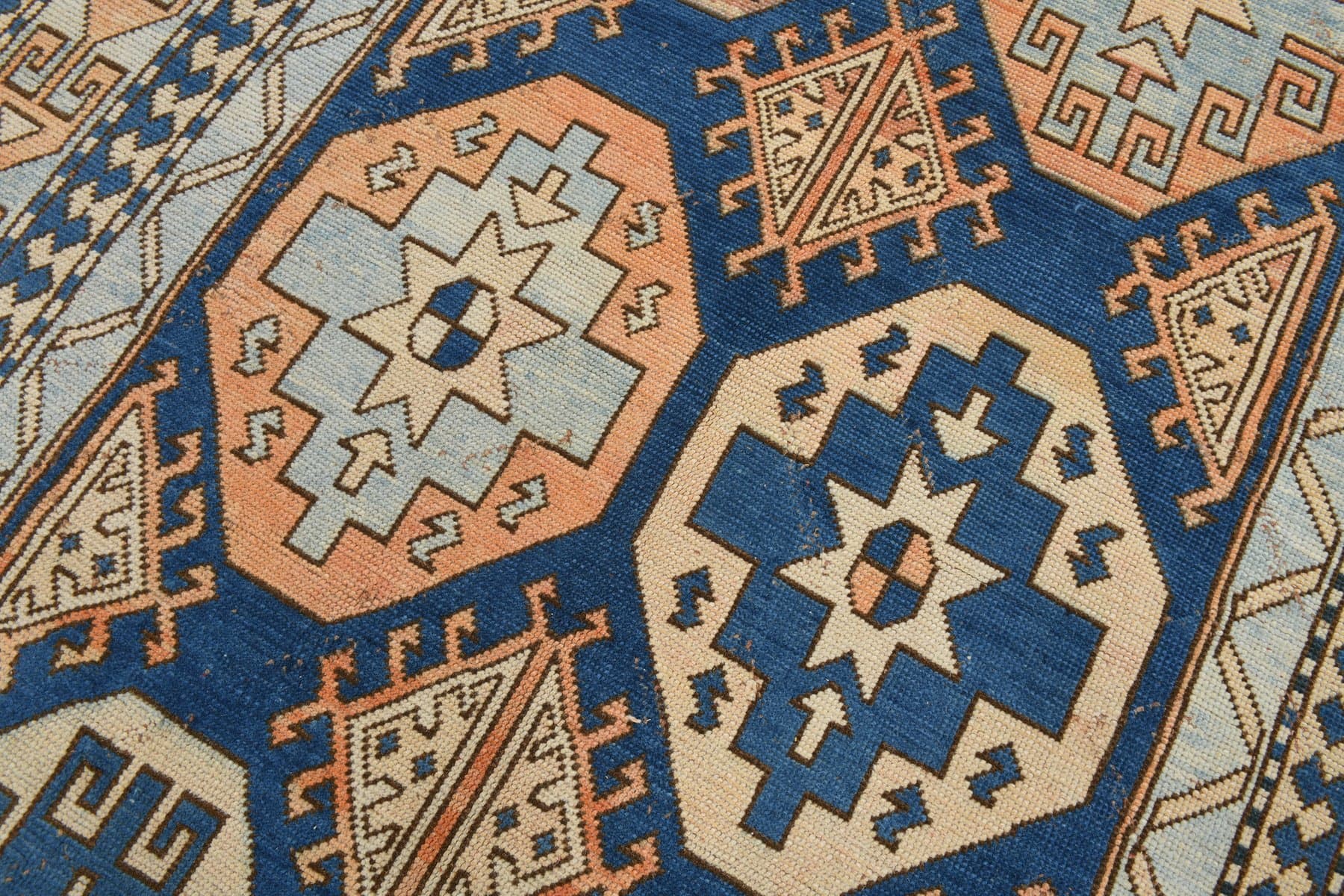 Dywan 328x188 cm, niebieski, wełna, Turcja, lata 60. - 223646