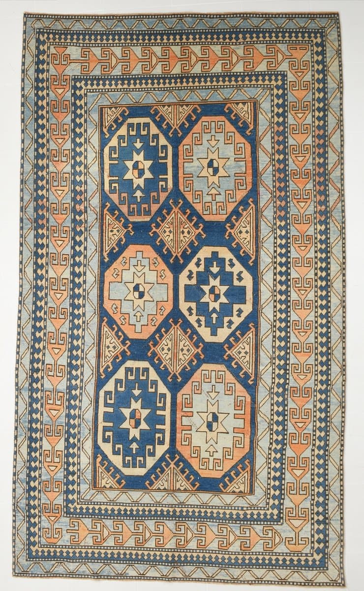 Dywan 328x188 cm, niebieski, wełna, Turcja, lata 60. - 223643