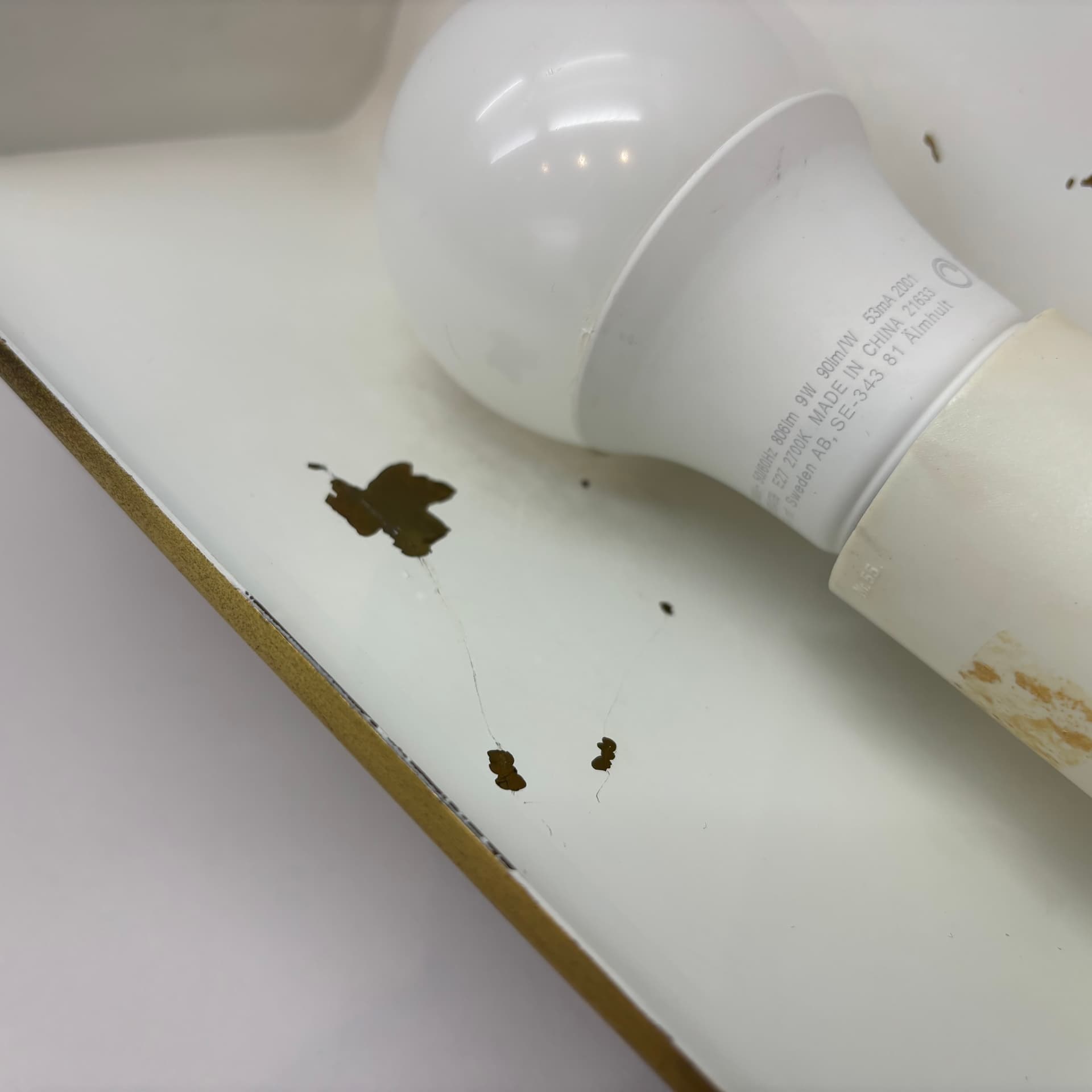 Kinkiet, złoty, mosiądz, Niemcy, lata 70. - 224034