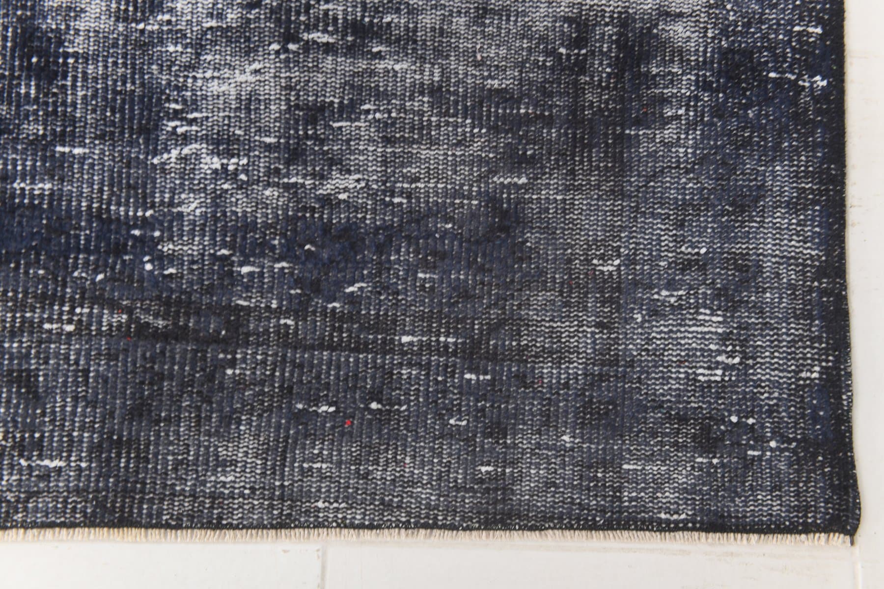 Dywan 145x264 cm, granatowy, wełna, Turcja, lata 70. - 224164