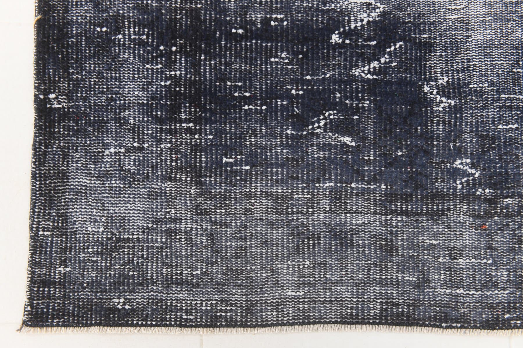 Dywan 145x264 cm, granatowy, wełna, Turcja, lata 70. - 224163