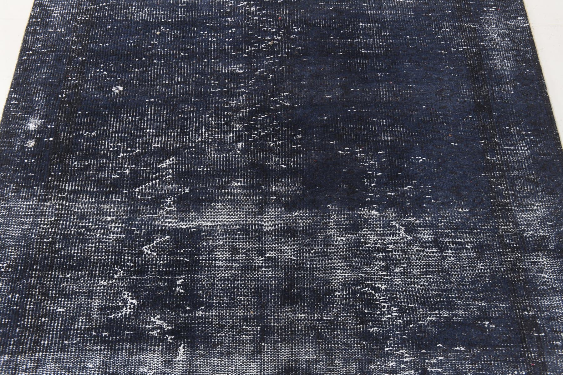 Dywan 145x264 cm, granatowy, wełna, Turcja, lata 70. - 224161