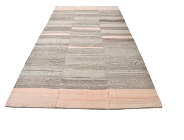 Kilim 188x304 cm, brązowy, wełna, Turcja, lata 70.