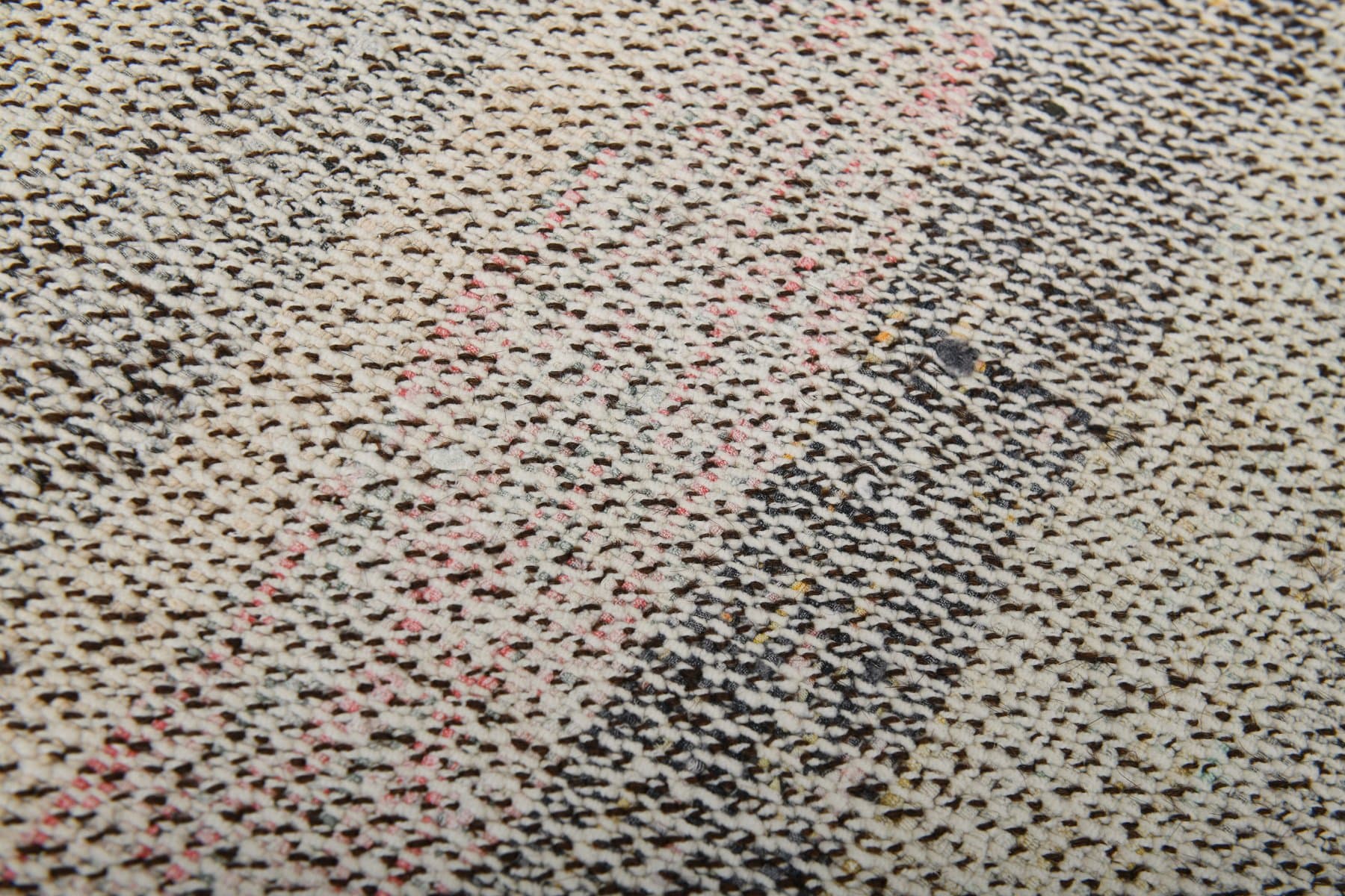 Chodnik kilim 243x70 cm, szary, wełna, Turcja, lata 70. - 224125