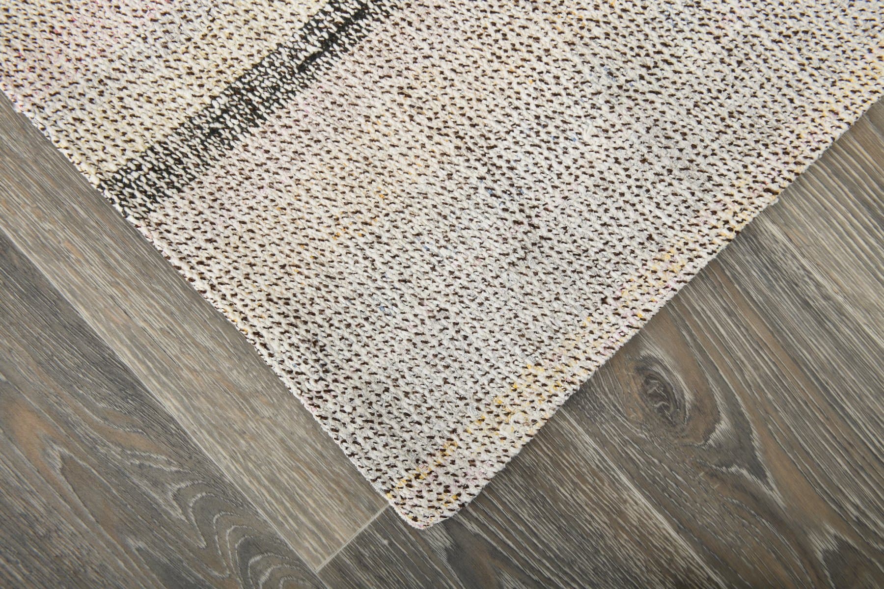 Chodnik kilim 243x70 cm, szary, wełna, Turcja, lata 70. - 224128