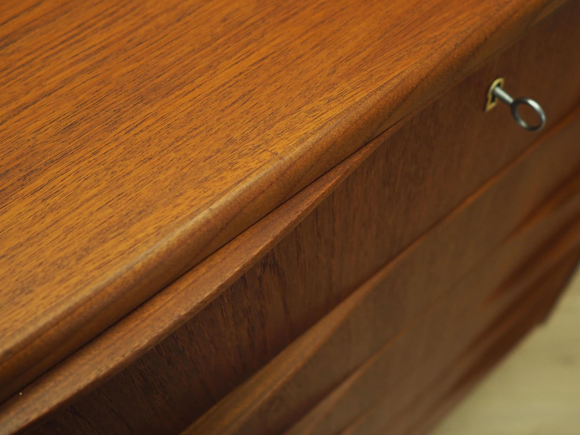 Komoda, teak pomarańczowy, Dania, lata 70. - 16297