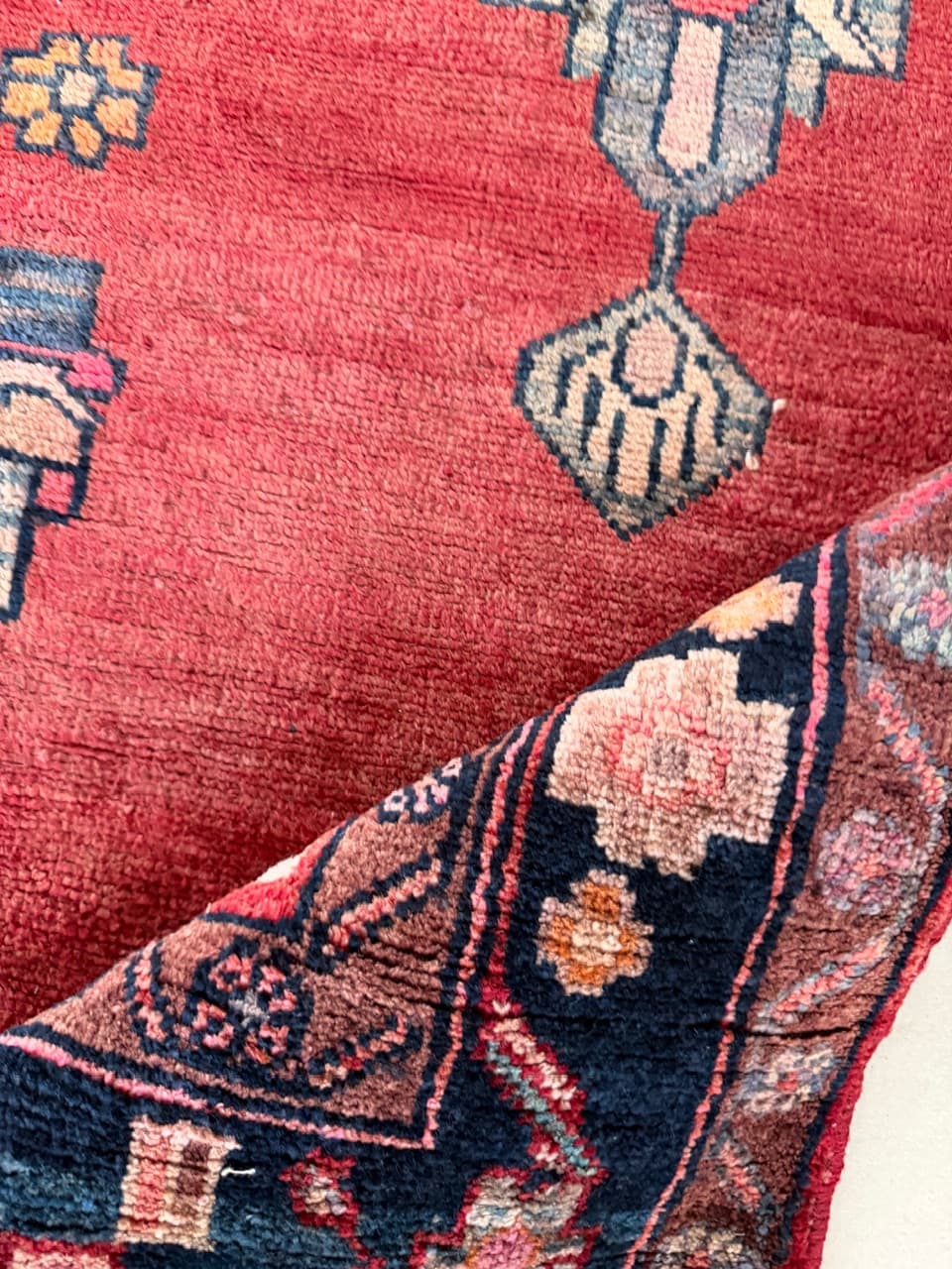 Dywan chodnik Hamadan 300x150 cm, multikolor, wełna, Iran - 224203