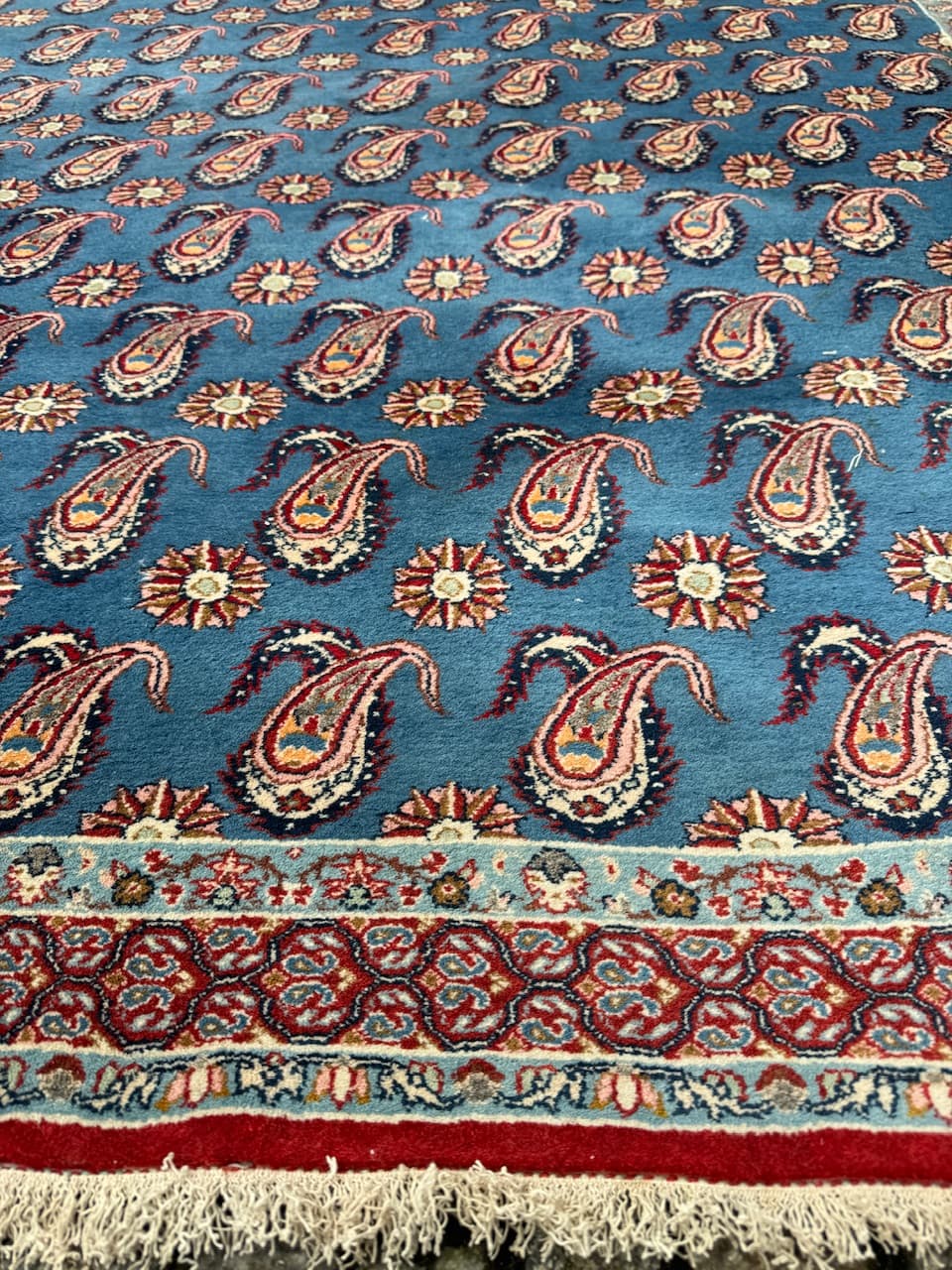 Dywan Senneh, multikolor, wełna, Iran, lata 60. - 224238