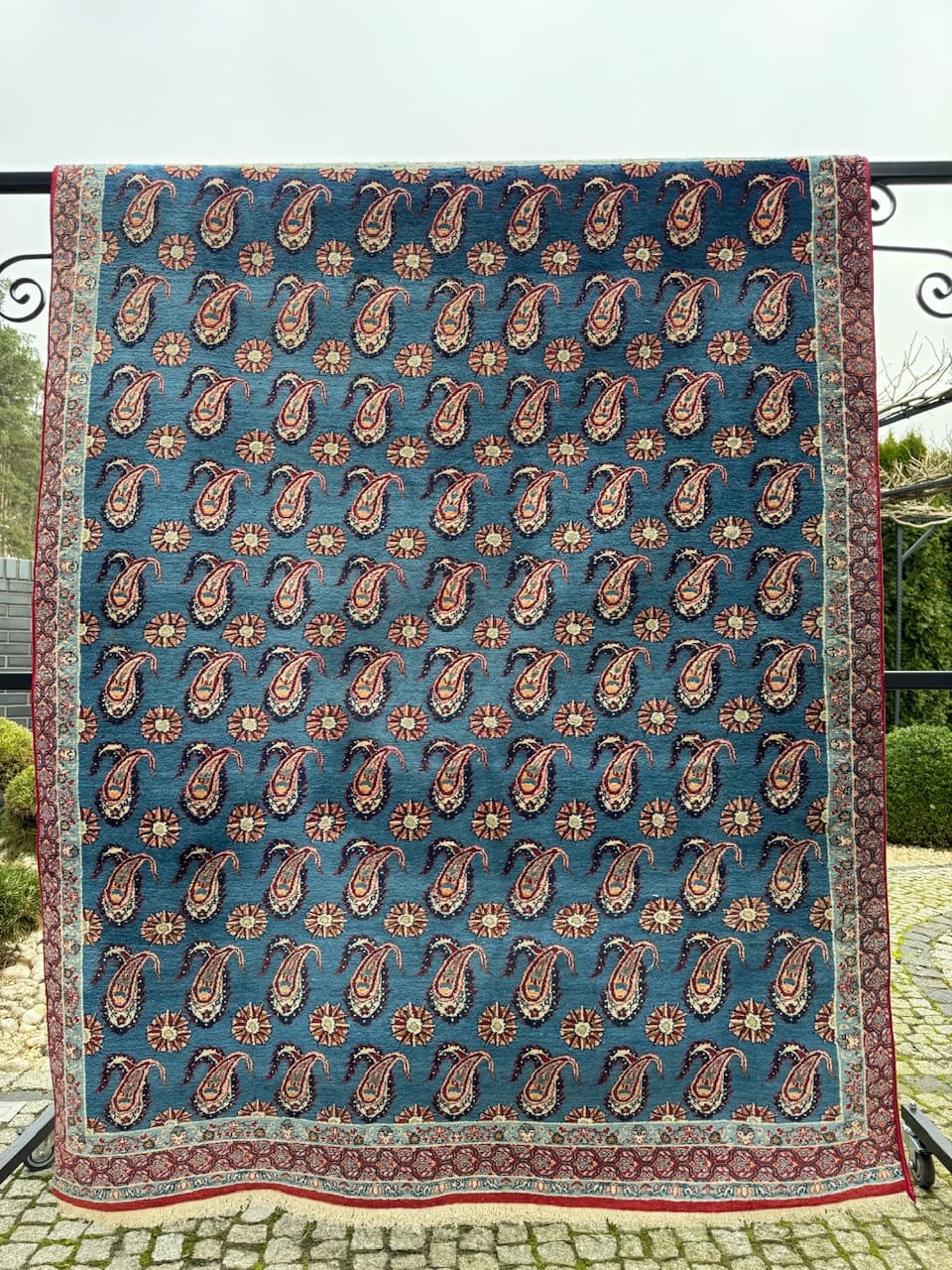 Dywan Senneh, multikolor, wełna, Iran, lata 60. - 224229