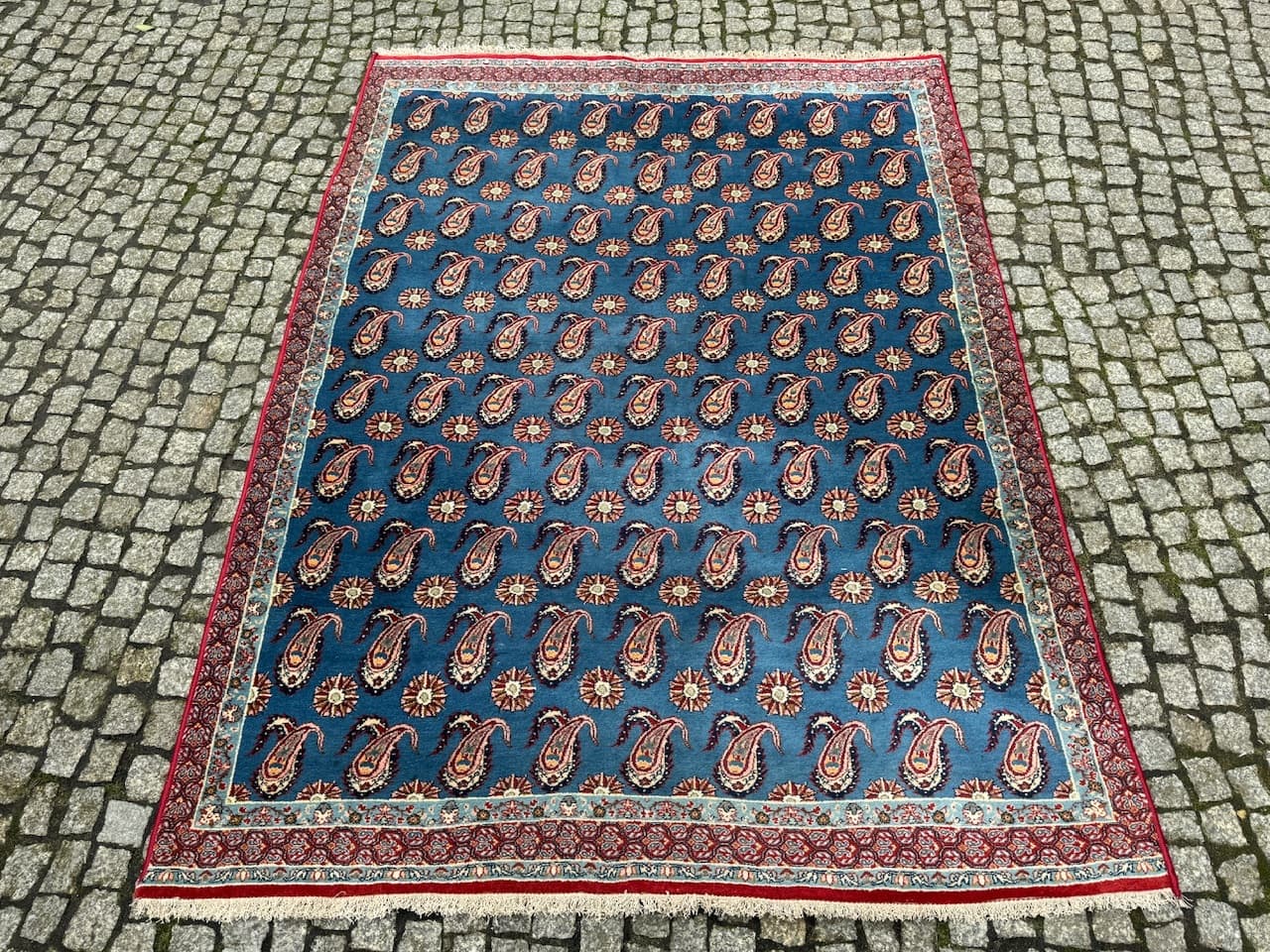 Dywan Senneh, multikolor, wełna, Iran, lata 60. - 224236