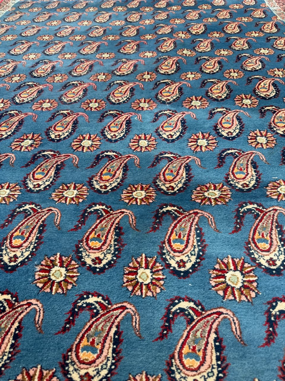 Dywan Senneh, multikolor, wełna, Iran, lata 60. - 224239