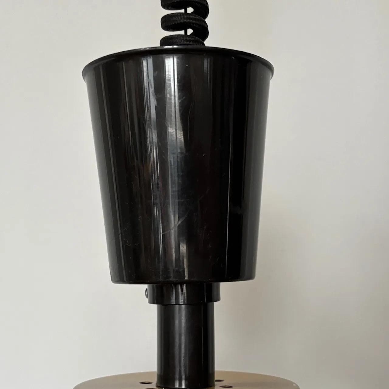 Mosiężna lampa wisząca, proj. A. Dutka dla Vitrika, Dania, lata 70. - 16386