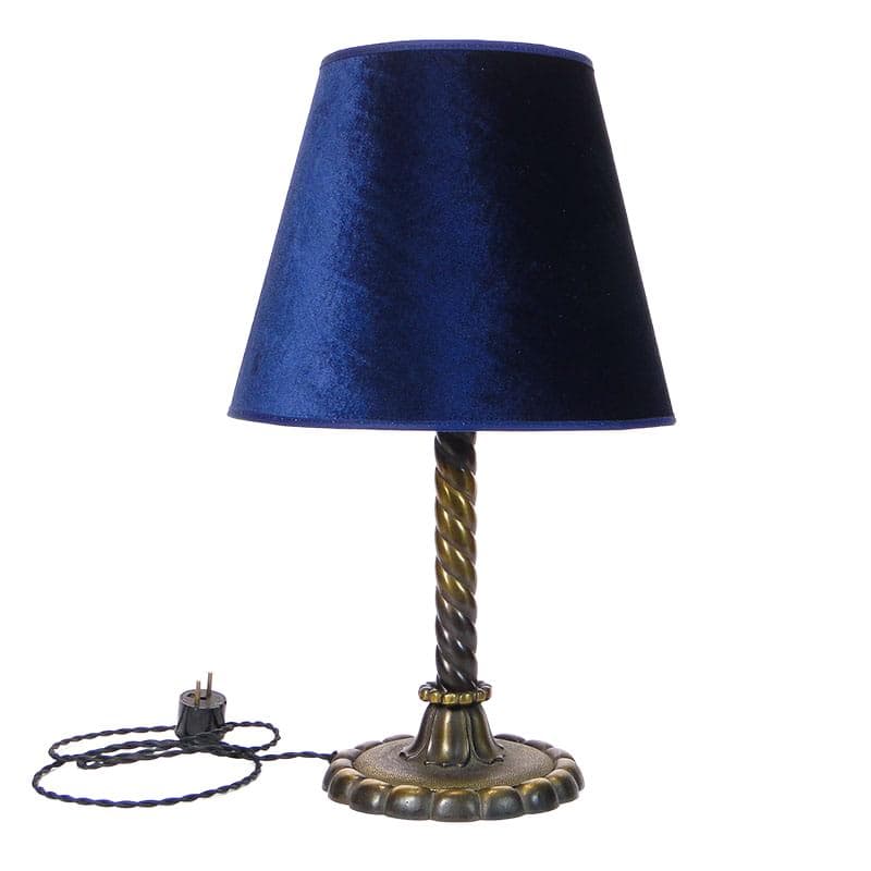 Gabinetowa lampa z brązu lata 20