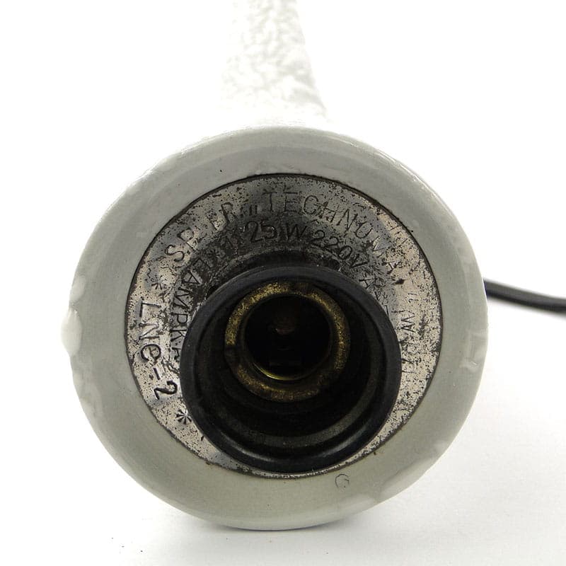 Lampa stołowa New Look, porcelit szary, proj. W. Gołajewska, Polska, lata 60. - 224441